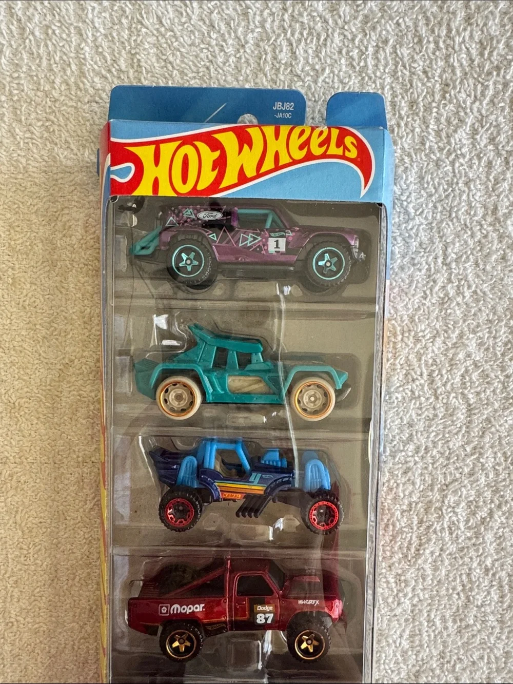 Hot Wheels Baja Blazers 5 Pack Assorted Kids Toy Cars - Multi-Color